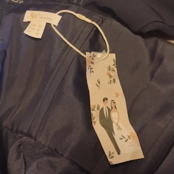 Navy Bridesmaid or Prom Dress - Picture 7 of 7